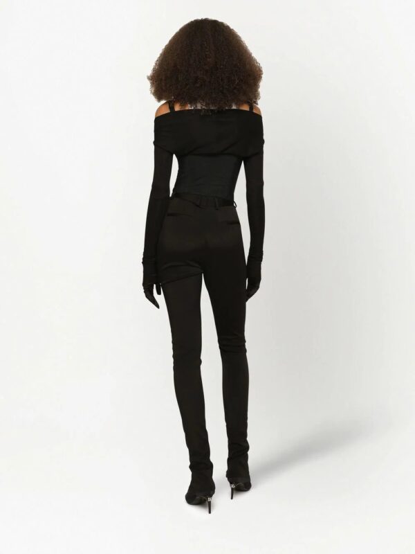 Dolce & Gabbana  KIM DOLCE&GABBANA layered-shirt corset top - Image 4
