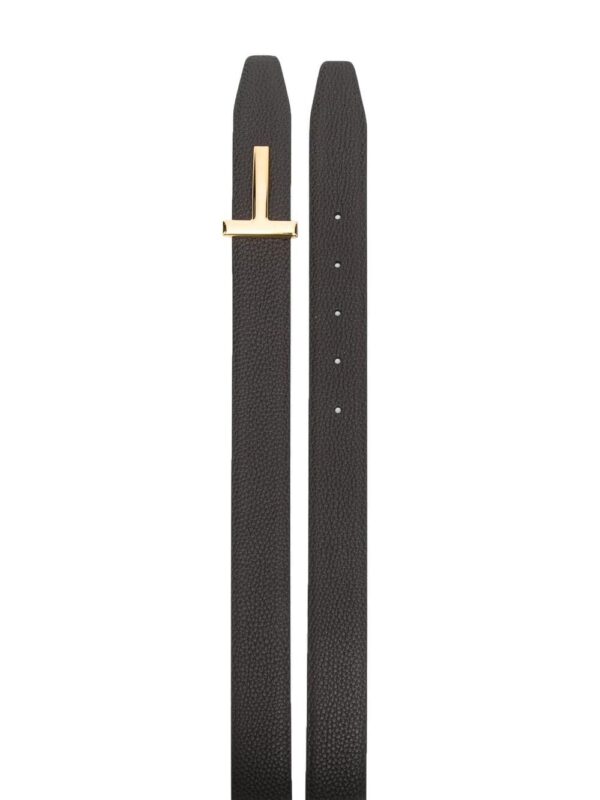 Tom Ford T-plaque leather belt - Image 2