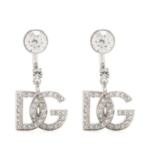 Dolce & Gabbana  KIM DOLCE&GABBANA logo-pendant earrings