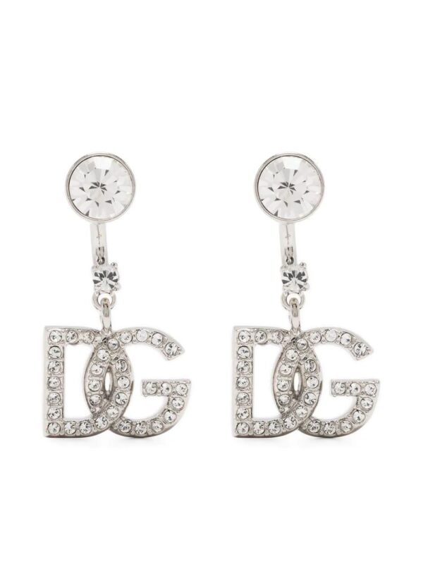 Dolce & Gabbana  KIM DOLCE&GABBANA logo-pendant earrings