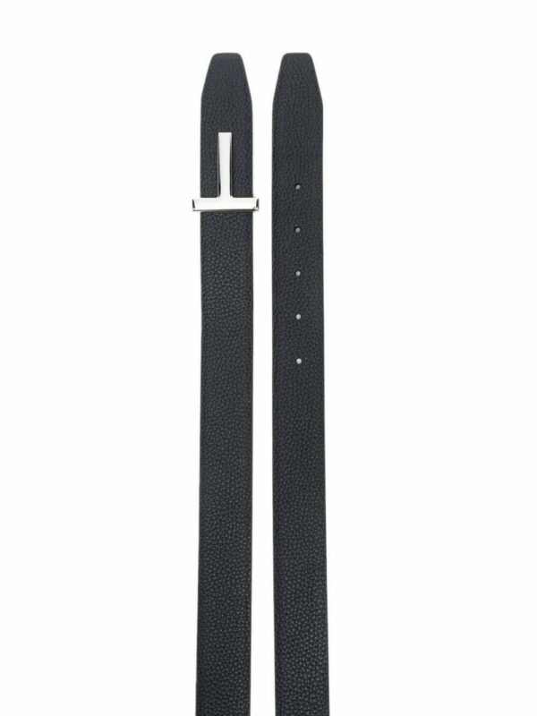 Tom Ford T-buckle reversible leather belt - Image 2