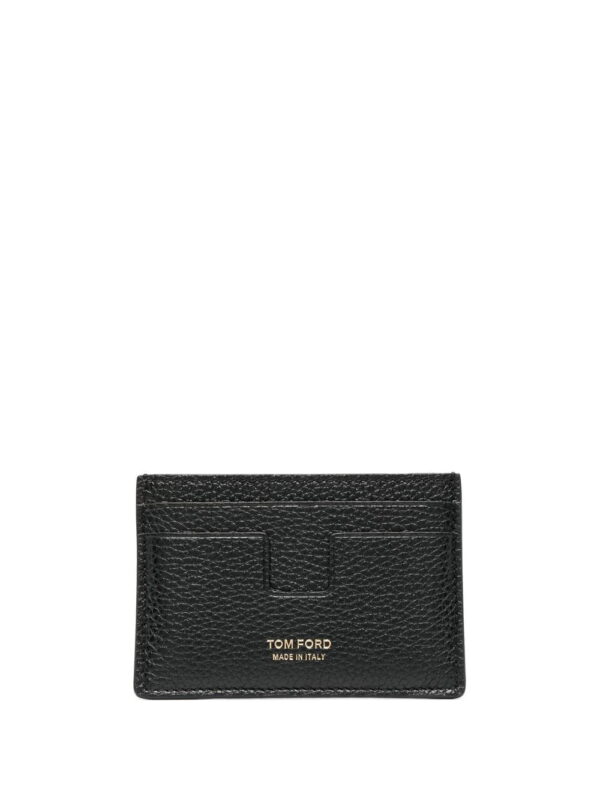 TOM FORD  logo print leather cardholder