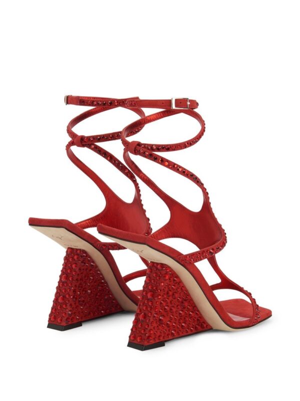 Giuseppe Zanotti  Tutankamon 105mm crystal-embellished sandals - Image 3