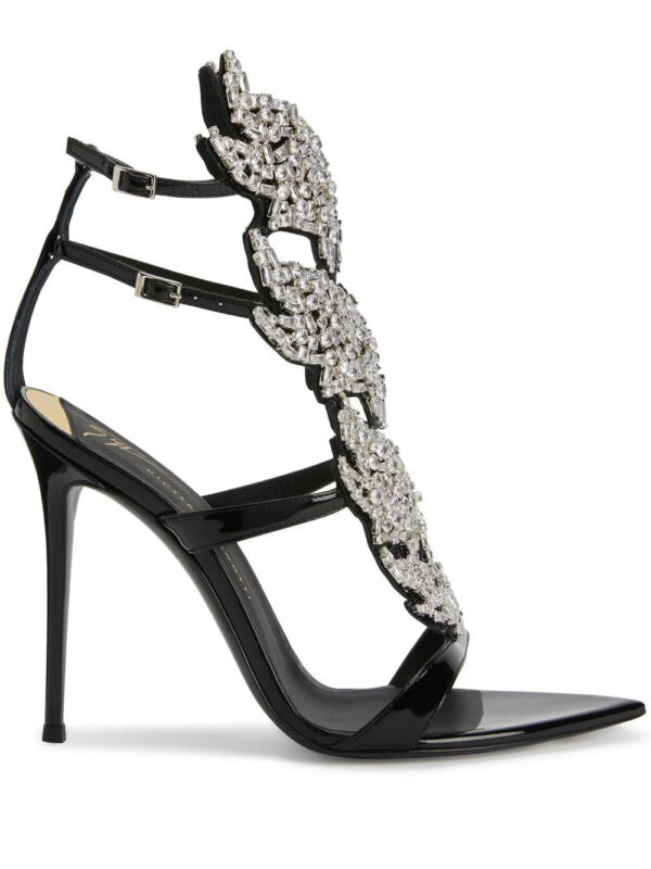 Giuseppe Zanotti  Intriigo Flame crystal 105mm sandals