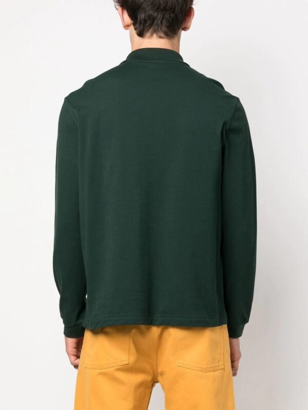 Lacoste  embroidered-logo long-sleeve polo shirt - Image 4