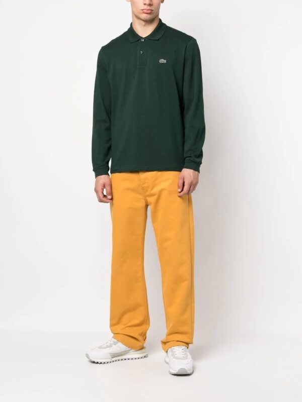 Lacoste  embroidered-logo long-sleeve polo shirt - Image 2