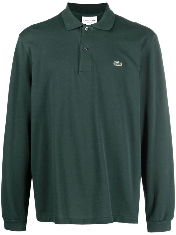 Lacoste  embroidered-logo long-sleeve polo shirt