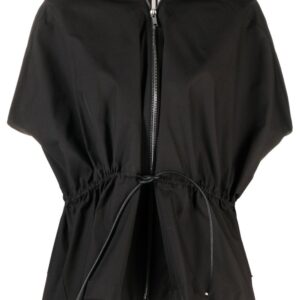 Rick Owens  Sail short-sleeve leather jacket