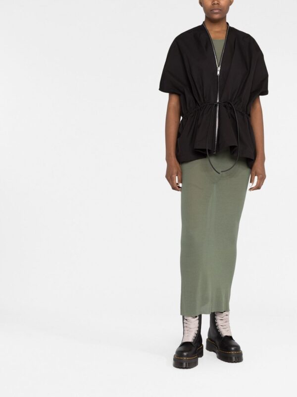 Rick Owens  Sail short-sleeve leather jacket - Image 2