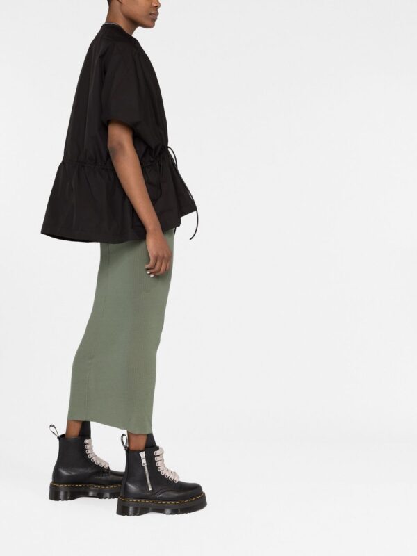Rick Owens  Sail short-sleeve leather jacket - Image 4