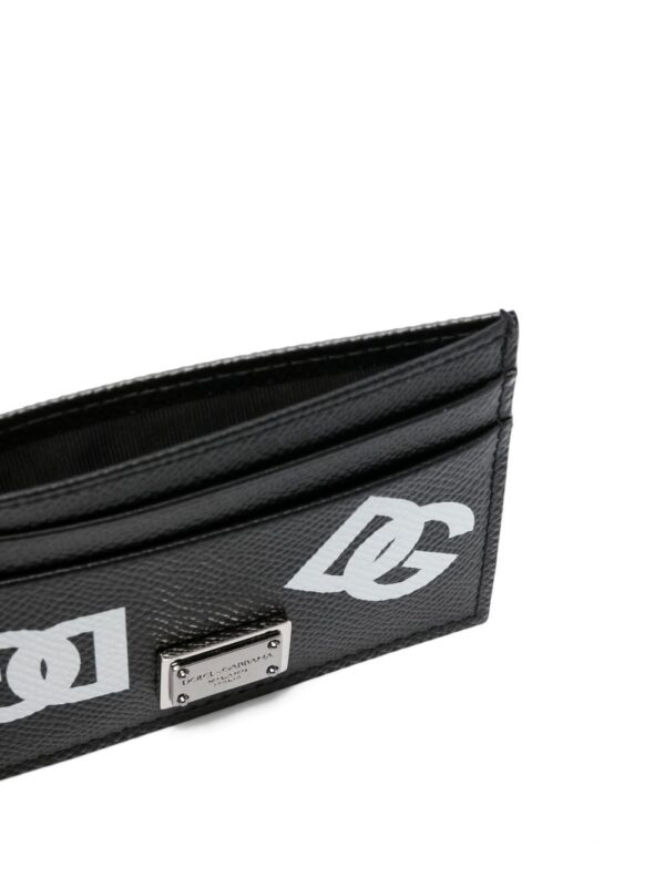 Dolce & Gabbana logo print leather cardholder - Image 3