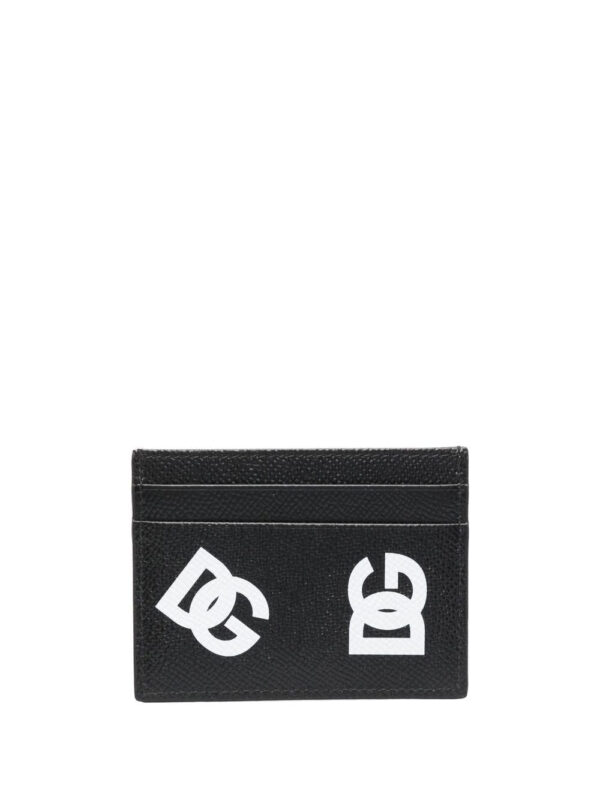 Dolce & Gabbana logo print leather cardholder - Image 2