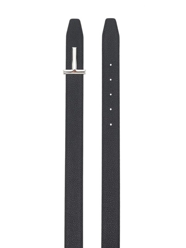 TOM FORD  logo-plaque leather belt - Image 2