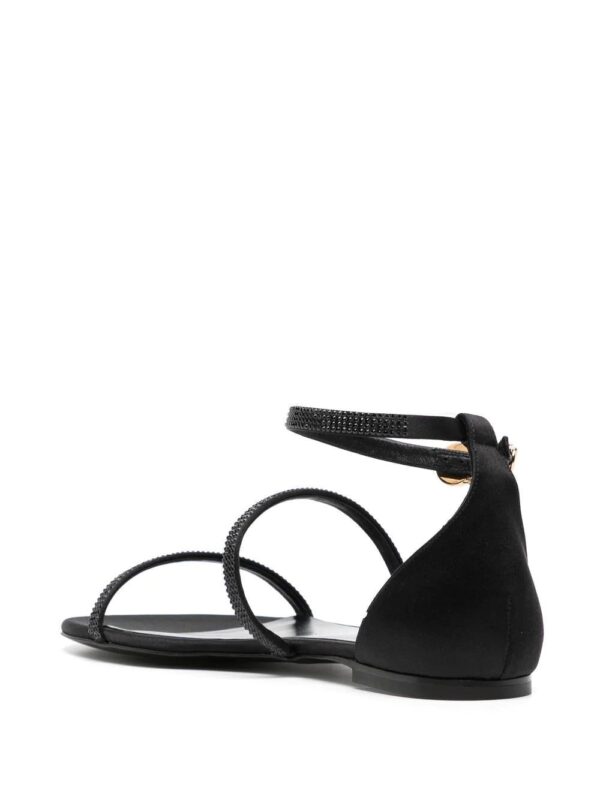 Versace  Safety Pin crystal-embellished sandals - Image 3