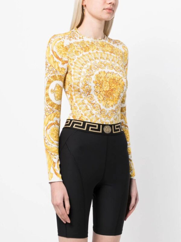 Versace  Barocco-print bodysuit - Image 3