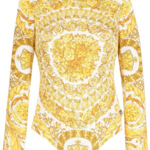Versace Barocco-print bodysuit
