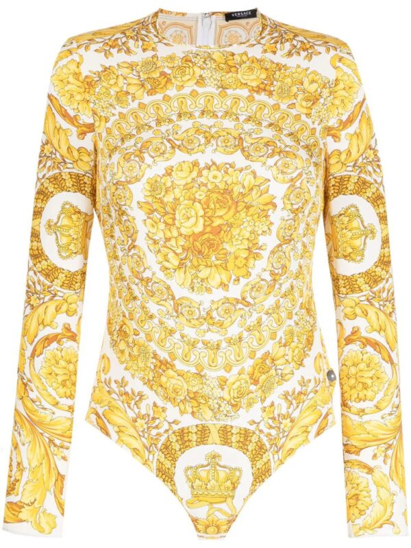 Versace  Barocco-print bodysuit