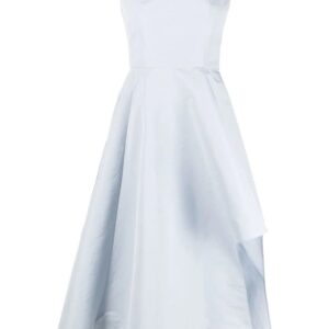 Alexander McQueen sweetheart neckline asymmetric dress
