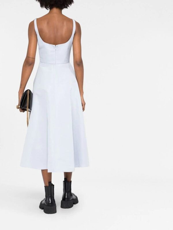 Alexander McQueen  sweetheart neckline asymmetric dress - Image 4