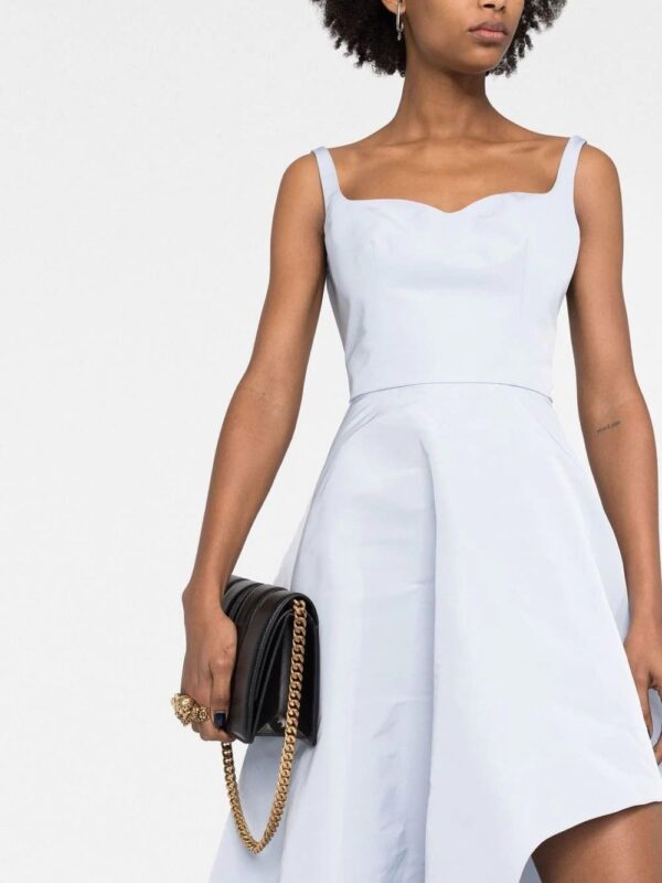 Alexander McQueen  sweetheart neckline asymmetric dress - Image 3