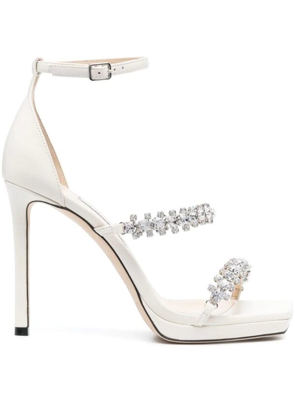 Jimmy Choo  Bing 105mm crystal sandals