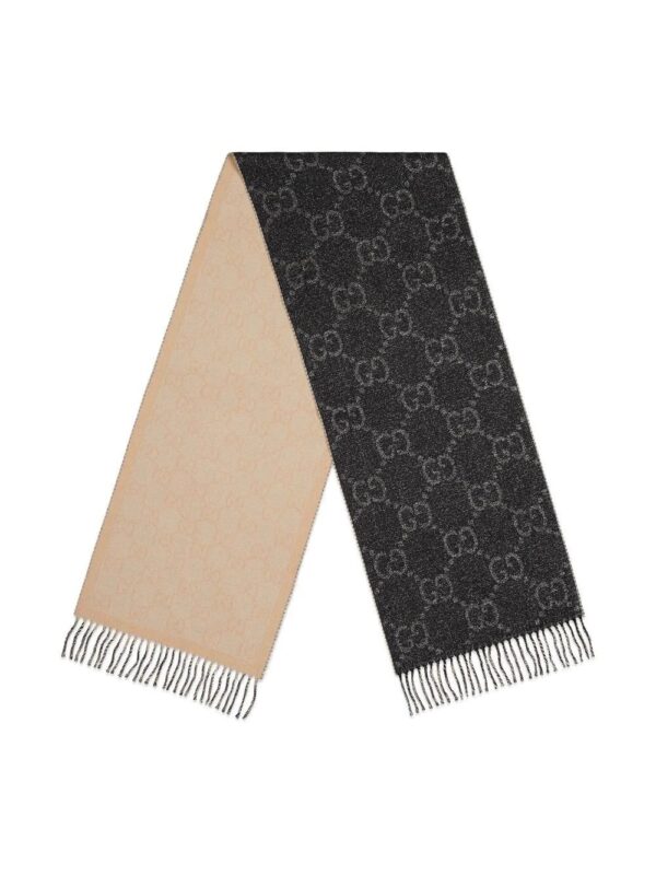 Gucci  GG jacquard wool scarf - Image 2