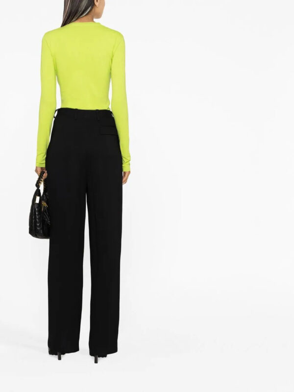 Versace  slogan-print long-sleeve T-shirt - Image 4
