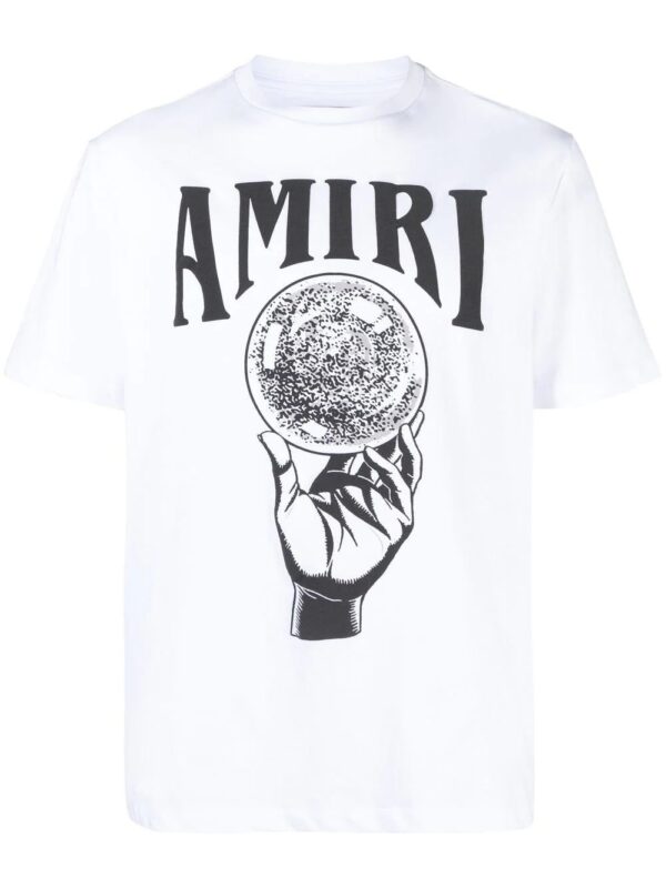 Amiri Crystal ball-print cotton T-shirt