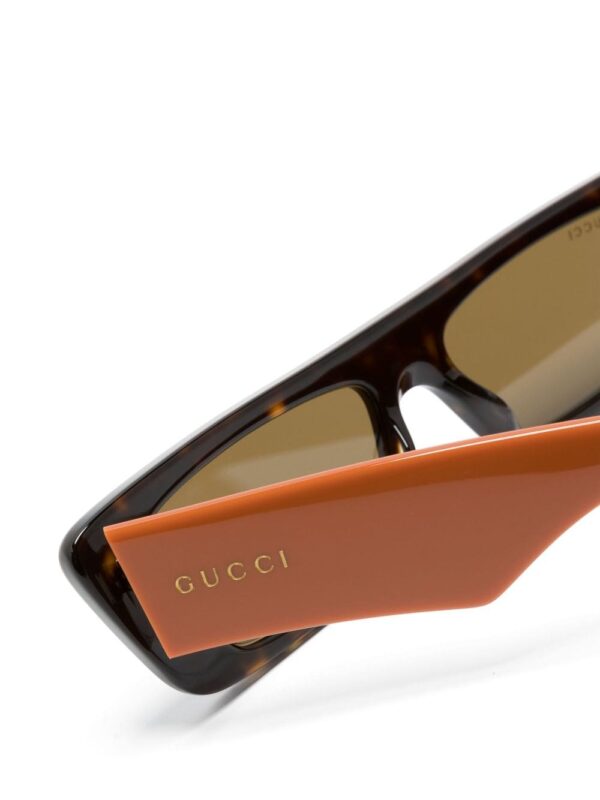 Gucci Eyewear square-frame colour-block sunglasses - Image 3