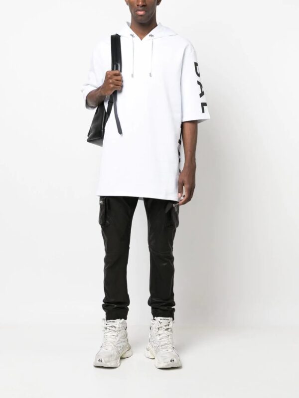 Balmain  logo-print hoodie - Image 2