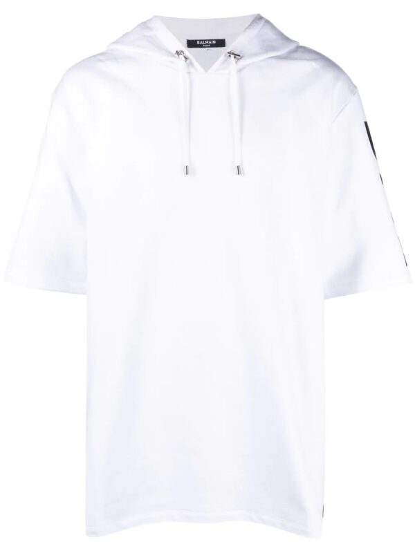 Balmain  logo-print hoodie