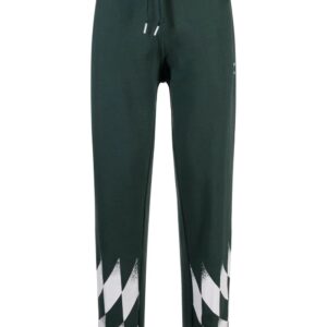 adidas  Originals diamond-print trackpants