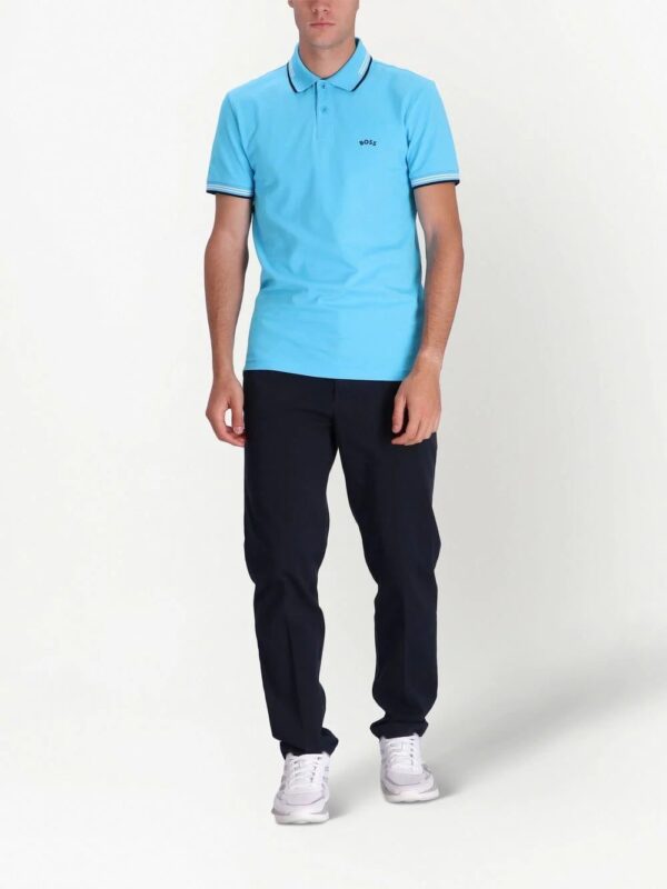 BOSS  logo-print polo shirt - Image 2