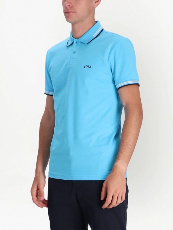 BOSS  logo-print polo shirt - Image 3