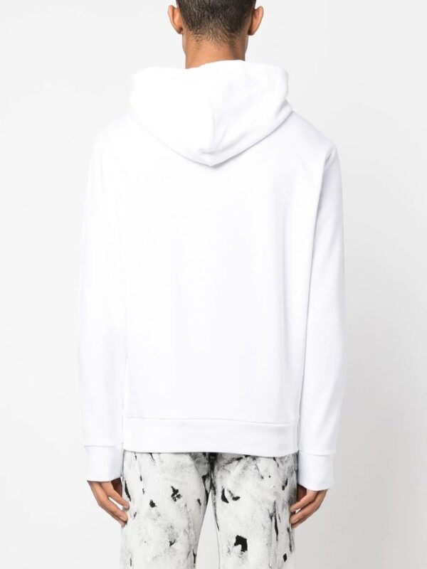 Balmain  logo-print drawstring hoodie - Image 4