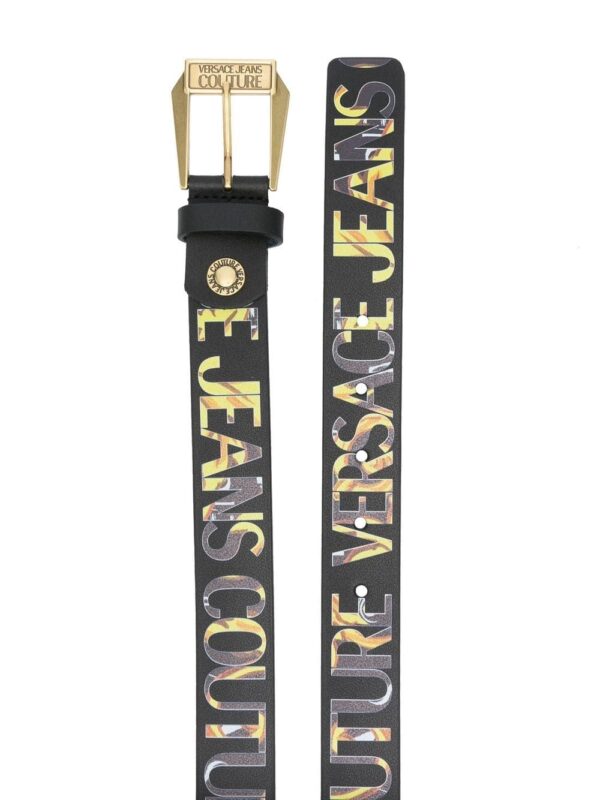 Versace logo-print detail belt - Image 2