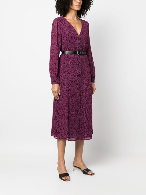 Michael Kors belted-waist midi dress - Image 4