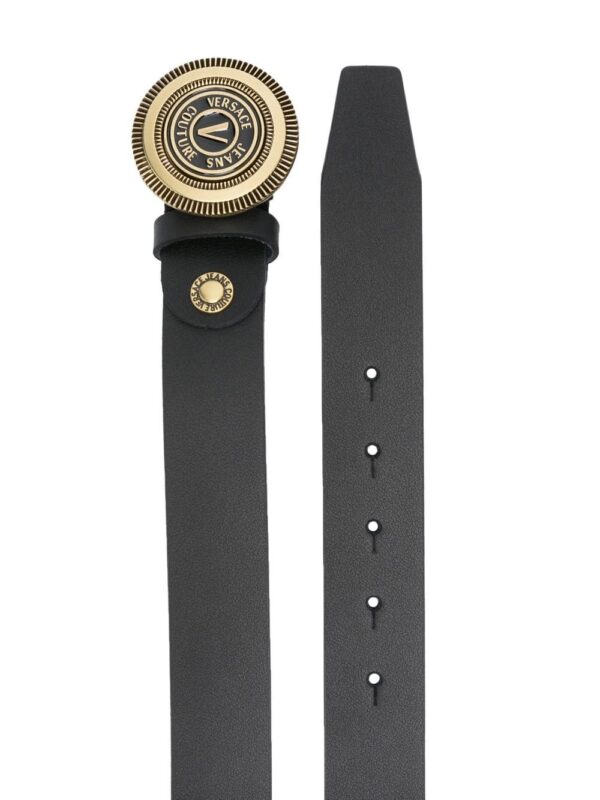 Versace embossed logo-buckle detail belt - Image 2