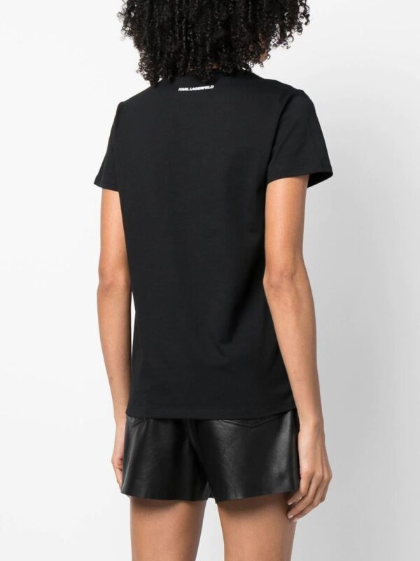 Karl Lagerfeld  graphic-print short-sleeve T-shirt - Image 4