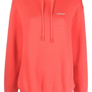 Off-White  logo-embroidered hoodie