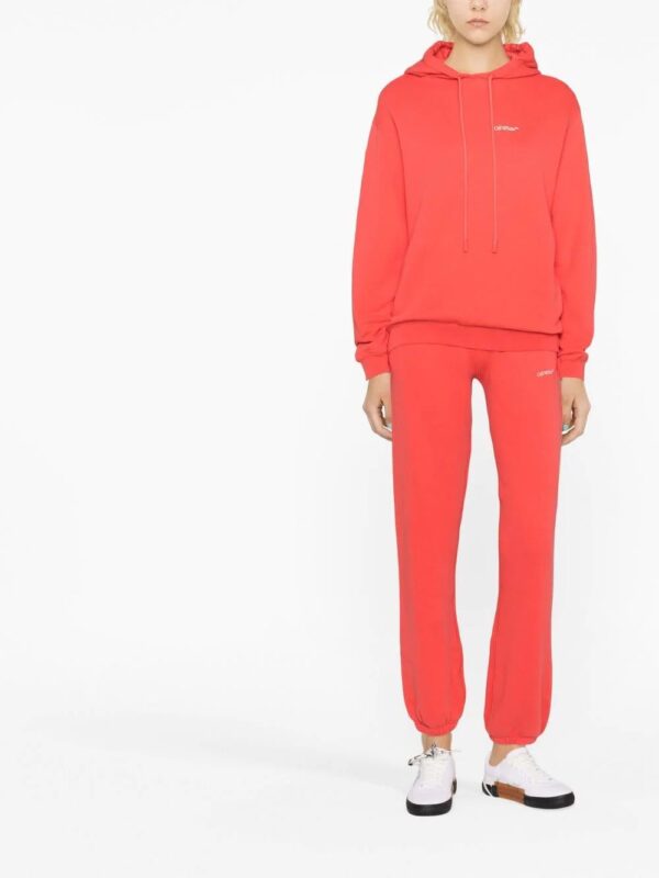 Off-White  logo-embroidered hoodie - Image 2