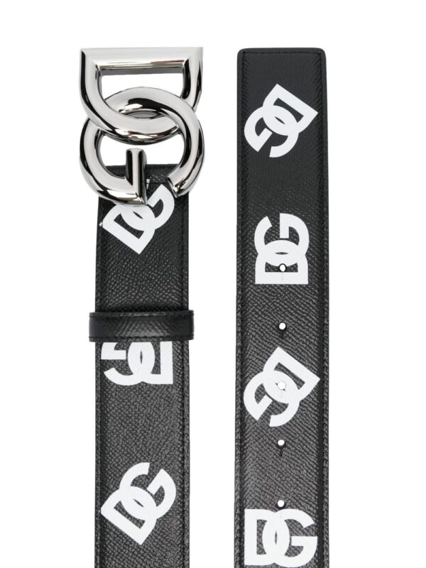 Dolce & gabbana  logo-print leather belt - Image 2