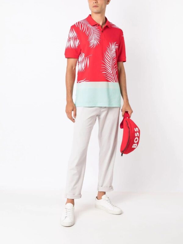 BOSS  colour-block polo shirt - Image 2