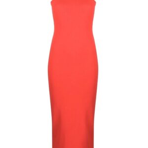 Off-White  racerback logo stretch dress