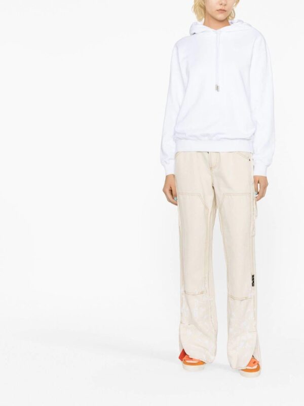 Off-White  Diag-print cotton hoodie - Image 2