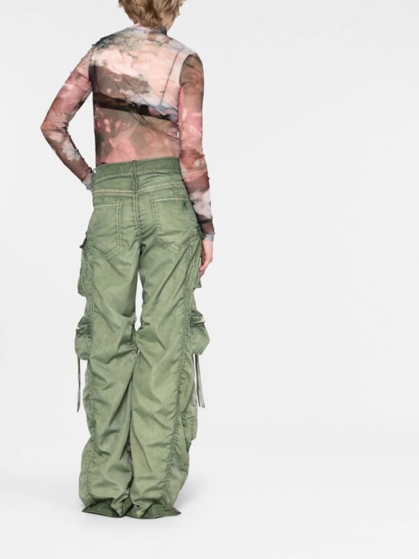 Balmain  Sky-print tulle top - Image 4