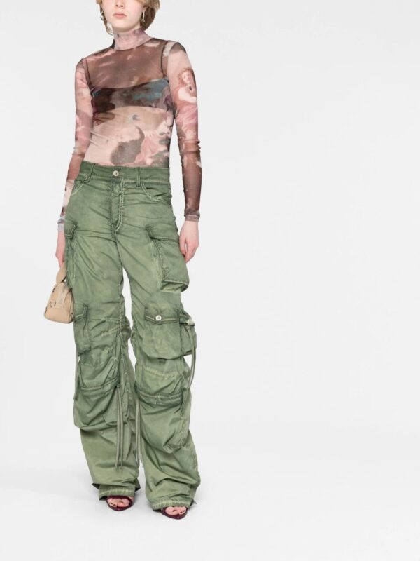 Balmain  Sky-print tulle top - Image 2