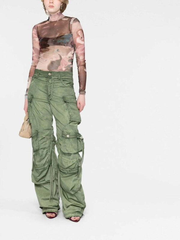 Balmain  Sky-print tulle top - Image 2