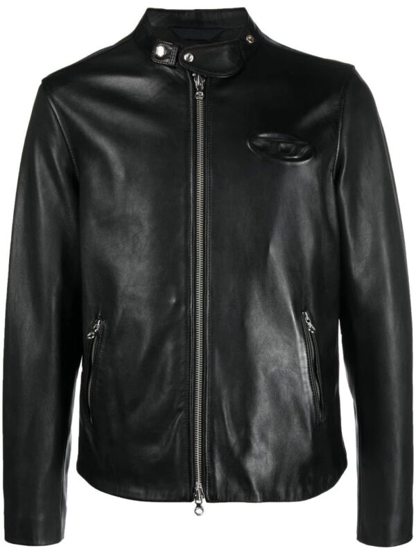 Diesel  L-Metal zip-up sheepskin jacket