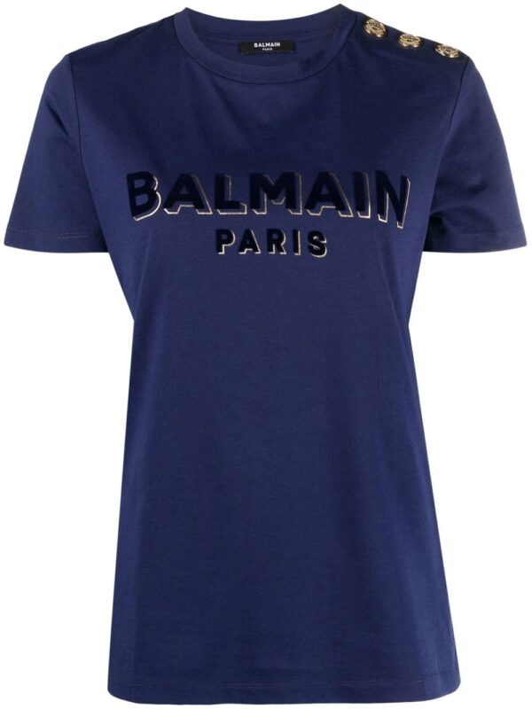 Balmain  logo-print short-sleeve T-shirt